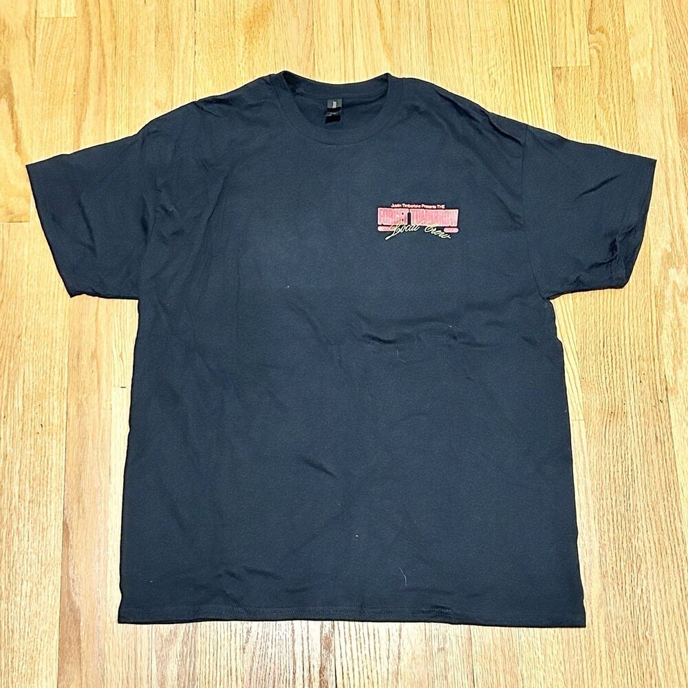 Justin Timberlake Men’s Size XL 2024 Forget Tomorrow Tour Local Crew T-Shirt